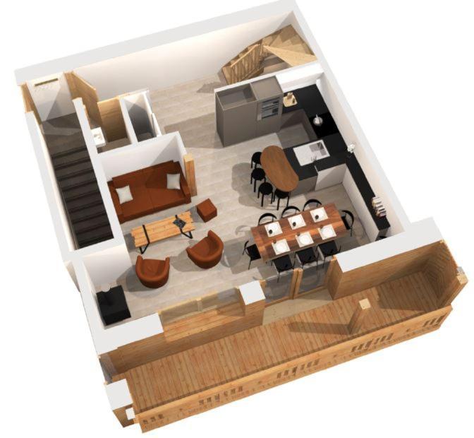 Chalet Arpitan - Les Carroz - Grand Massif Rom bilde